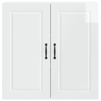 Vægskab PORTO Høj gloss hvid 80 x 31 x 80 cm Konstrueret træ