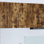 Køkkenskab med hylde Røget eg 80 x 31 x 80 cm Konstrueret træ