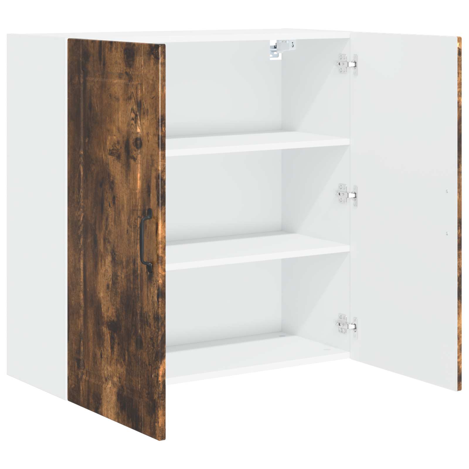 Køkkenskab med hylde Røget eg 80 x 31 x 80 cm Konstrueret træ