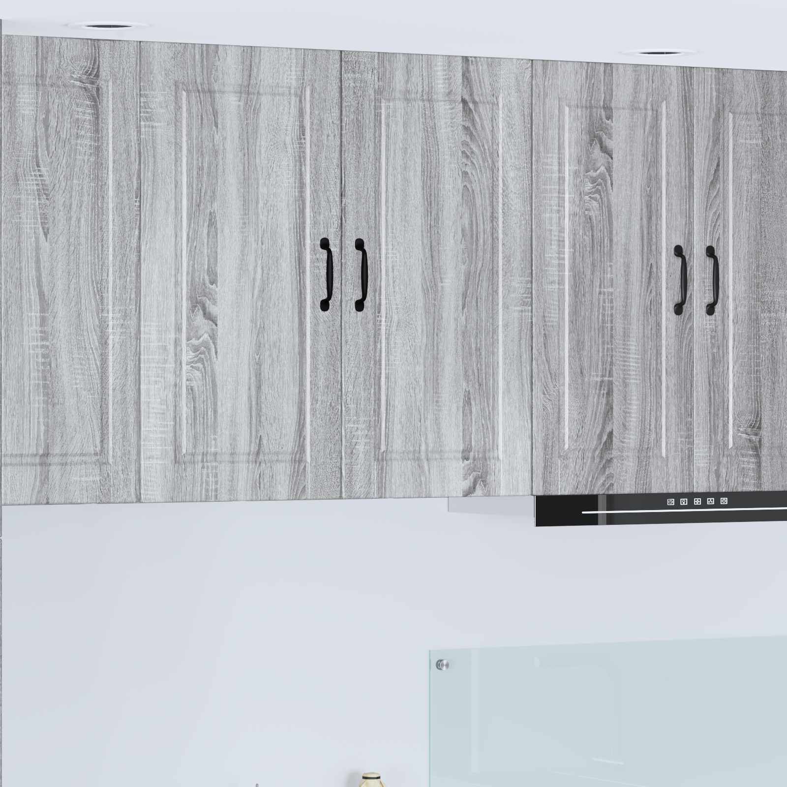 Køkkenskab med hylde Grå Sonoma 80 x 31 x 80 cm Konstrueret træ