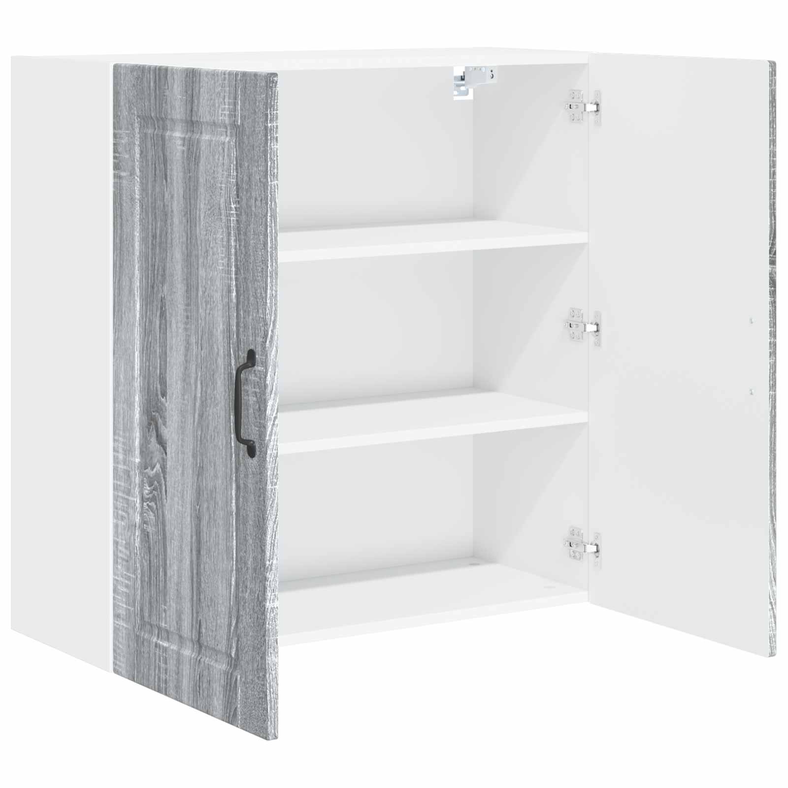 Køkkenskab med hylde Grå Sonoma 80 x 31 x 80 cm Konstrueret træ