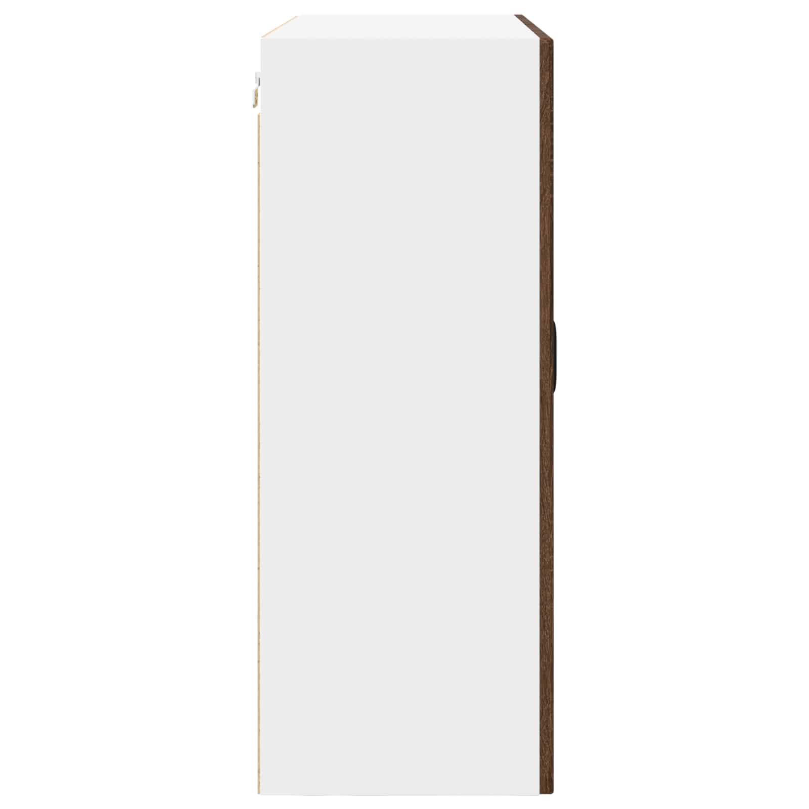 Køkkenskab med hylde Brun eg 80 x 31 x 80 cm Konstrueret træ