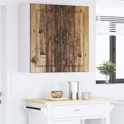 Vægskab PORTO Gammelt træ 80 x 31 x 80 cm Konstrueret træ