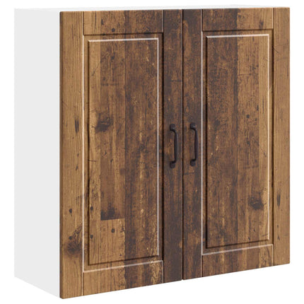 Vægskab PORTO Gammelt træ 80 x 31 x 80 cm Konstrueret træ