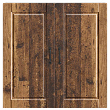 Vægskab PORTO Gammelt træ 80 x 31 x 80 cm Konstrueret træ