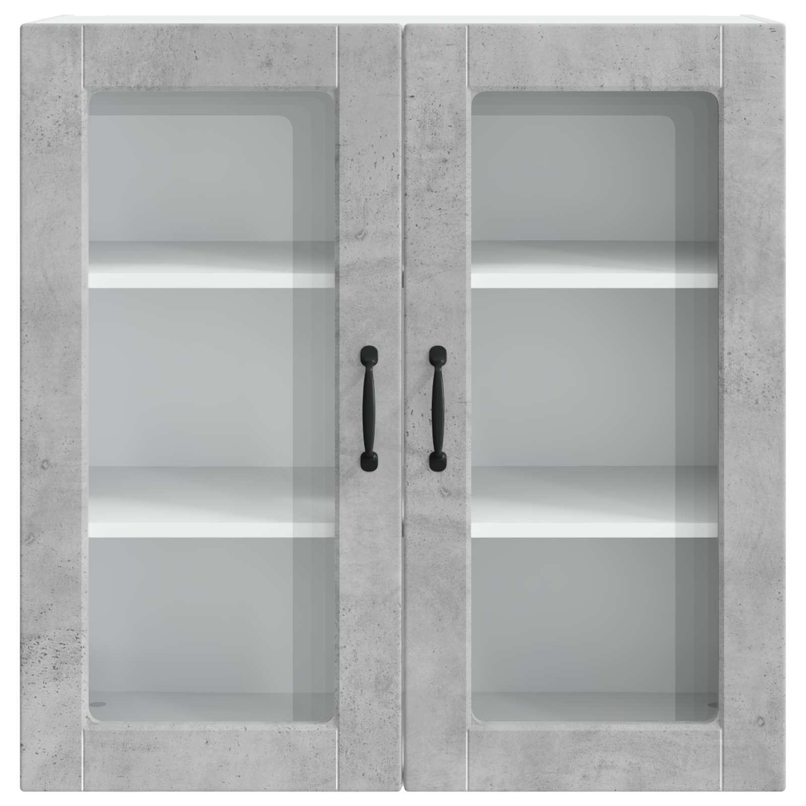 Køkkenskab med hylde Beton Grå 80 x 31 x 80 cm Konstrueret træ