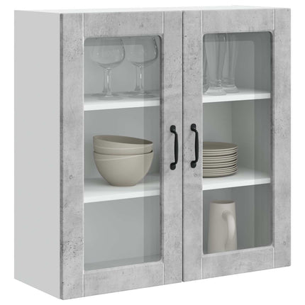 Væglågskab PORTO Beton Grå 80 x 31 x 80 cm Konstrueret træ