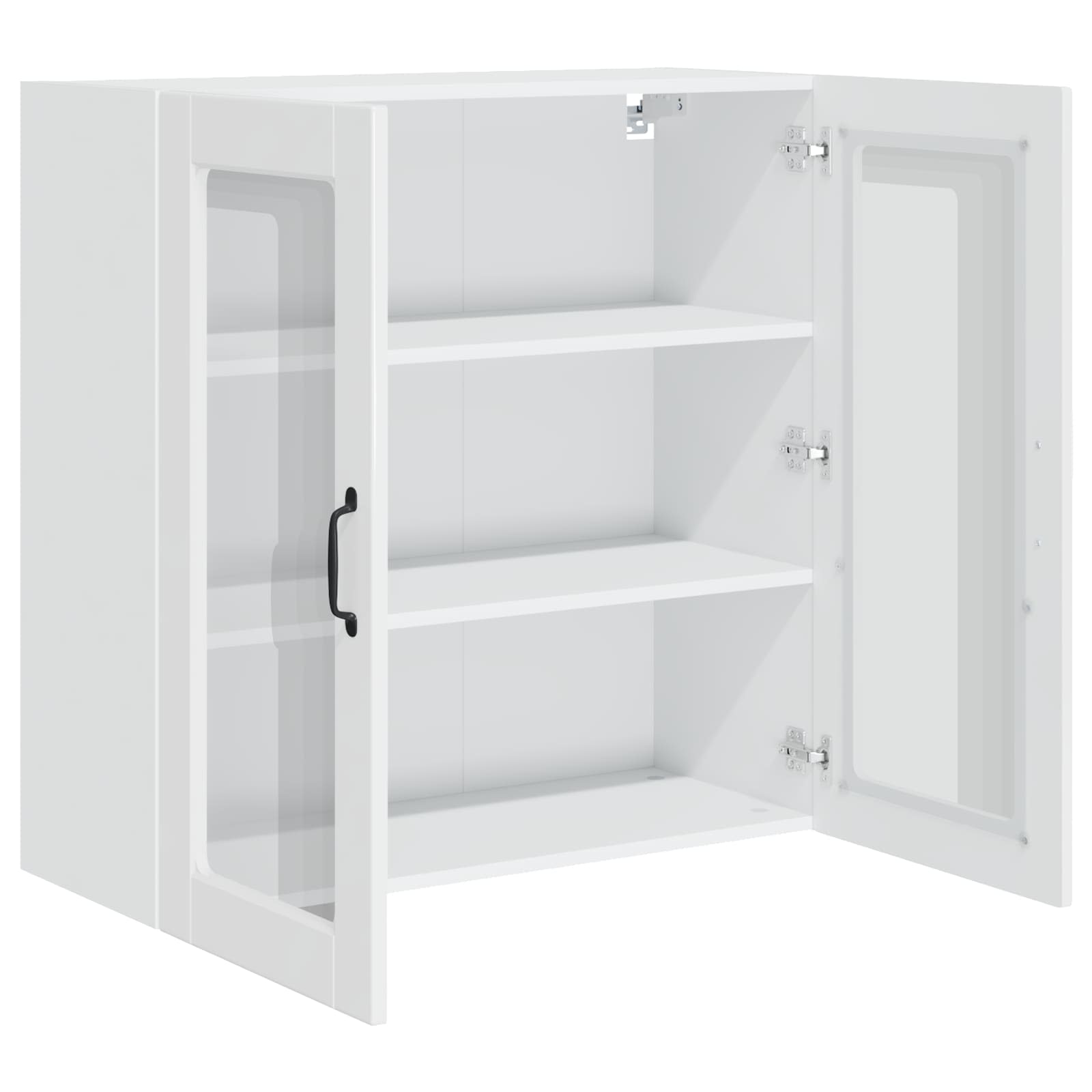 Væglågskab PORTO Høj gloss hvid 80 x 31 x 80 cm Konstrueret træ