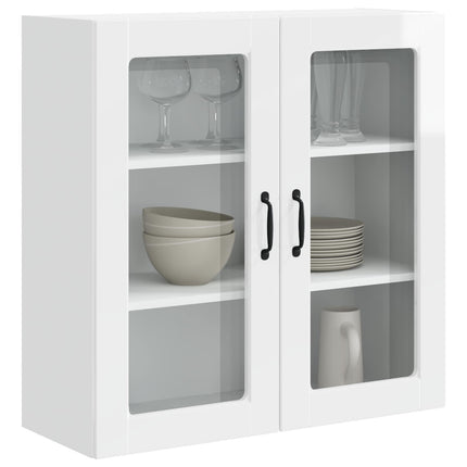 Væglågskab PORTO Høj gloss hvid 80 x 31 x 80 cm Konstrueret træ