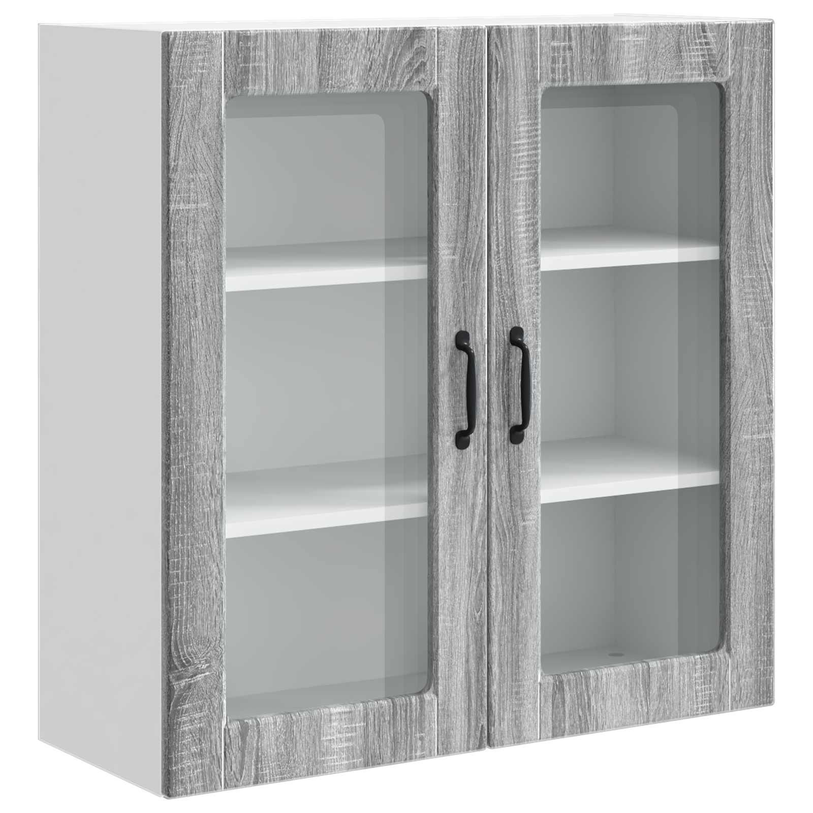 Køkkenskab med hylde Grå Sonoma 80 x 31 x 80 cm Konstrueret træ