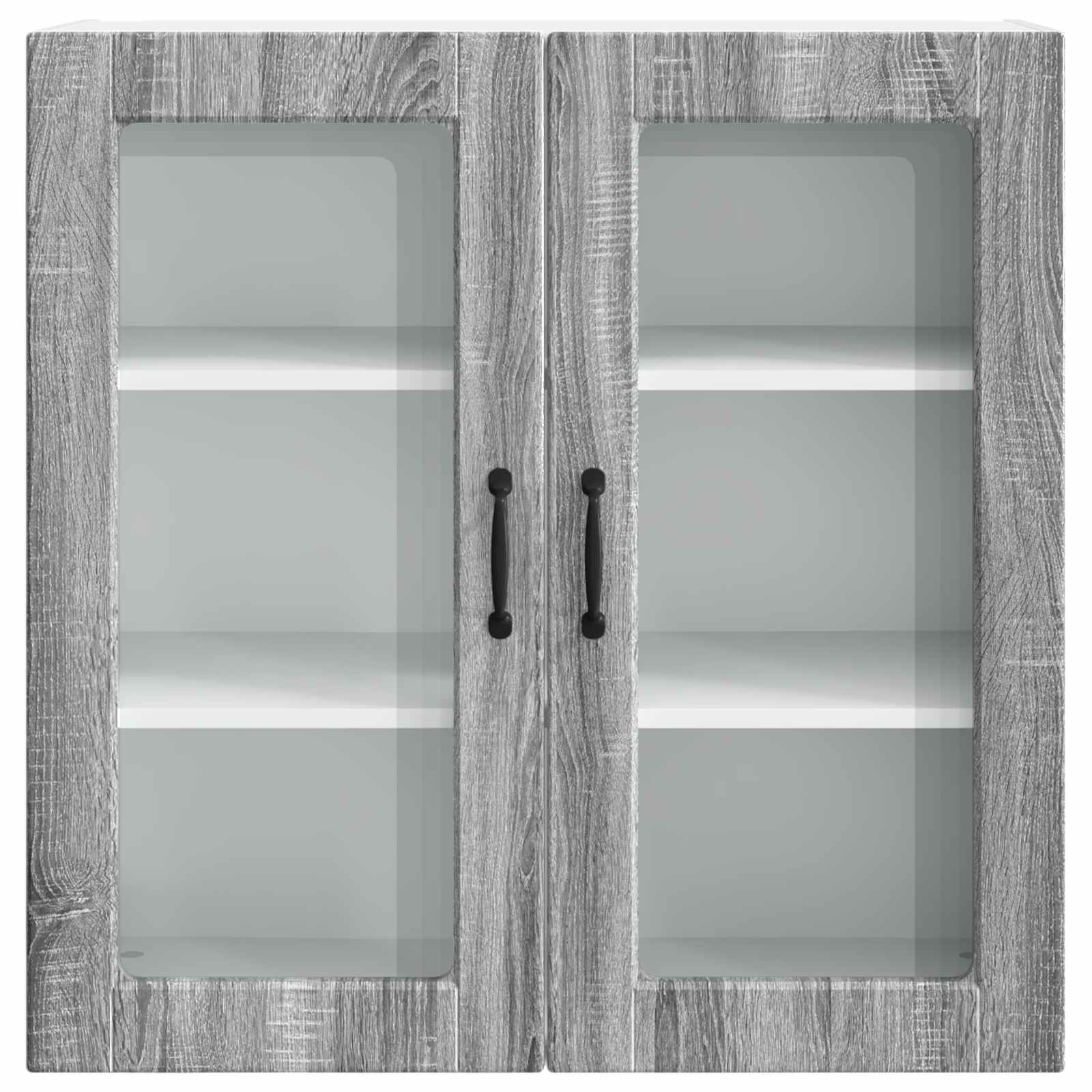 Køkkenskab med hylde Grå Sonoma 80 x 31 x 80 cm Konstrueret træ