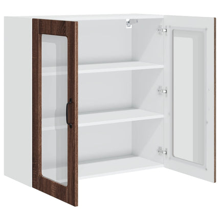 Væglågskab PORTO Brun eg 80 x 31 x 80 cm Konstrueret træ