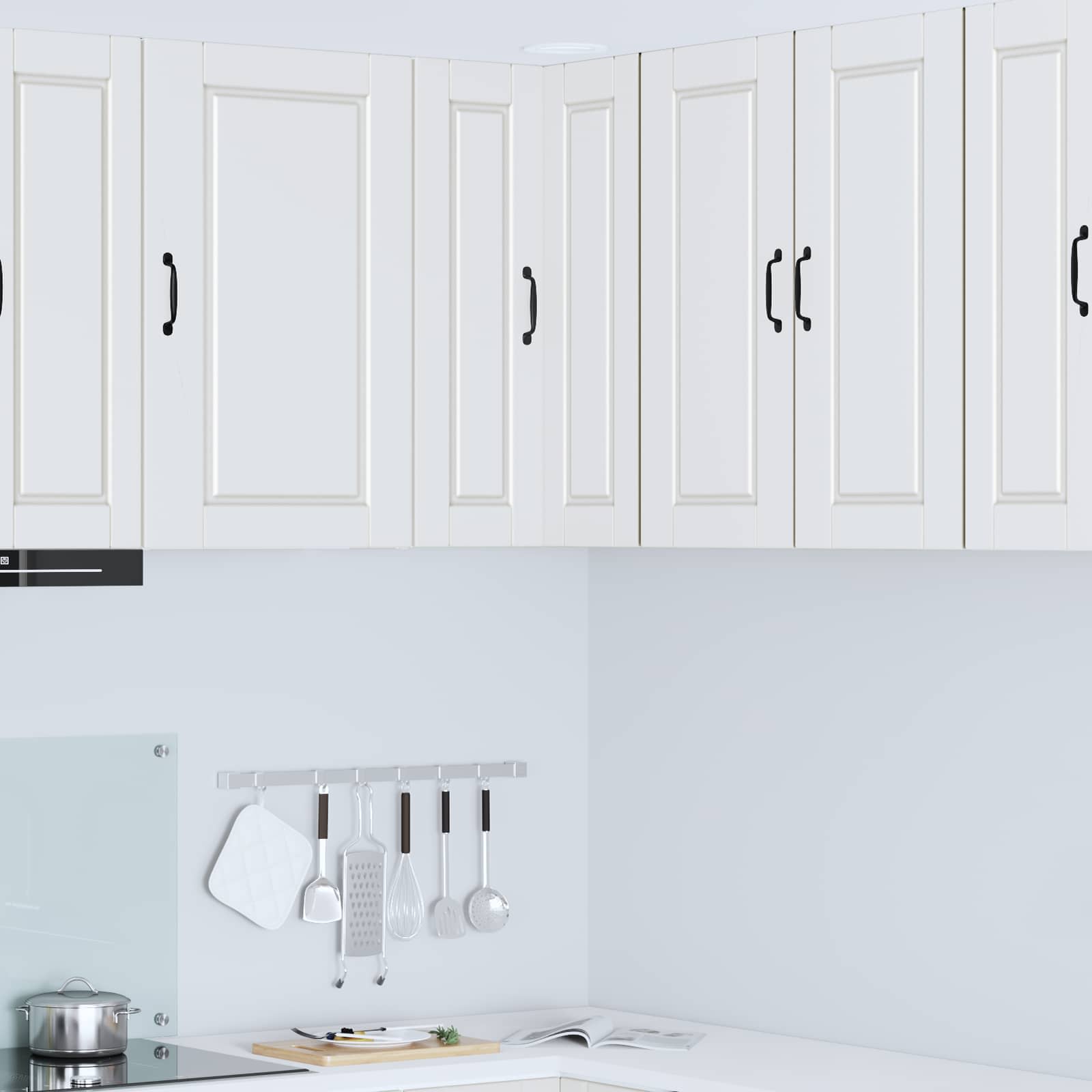 Køkkenskab med hylde Hvid 57 x 57 x 80 cm Konstrueret træ