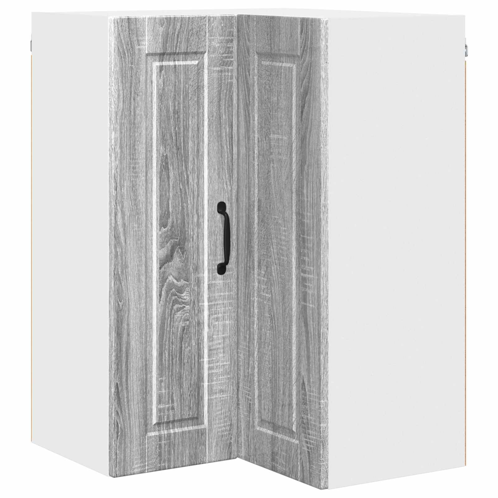 Køkkenskab med hylde Grå Sonoma 57 x 57 x 80 cm Konstrueret træ