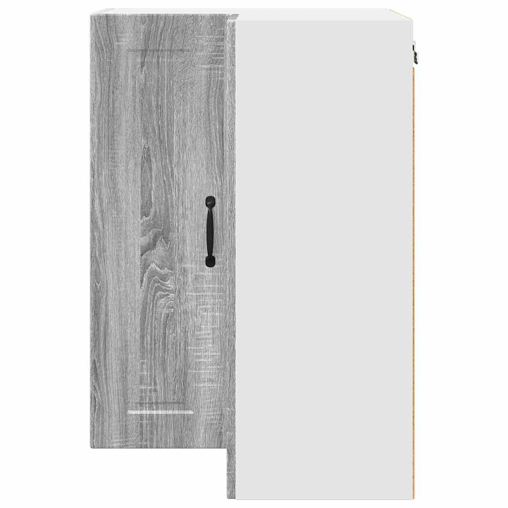 Vægskab til køkken Grå Sonoma 57 x 57 x 80 cm Konstrueret træ