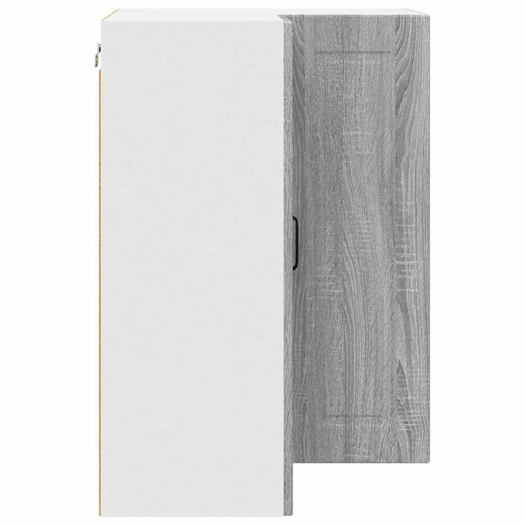 Vægskab til køkken Grå Sonoma 57 x 57 x 80 cm Konstrueret træ