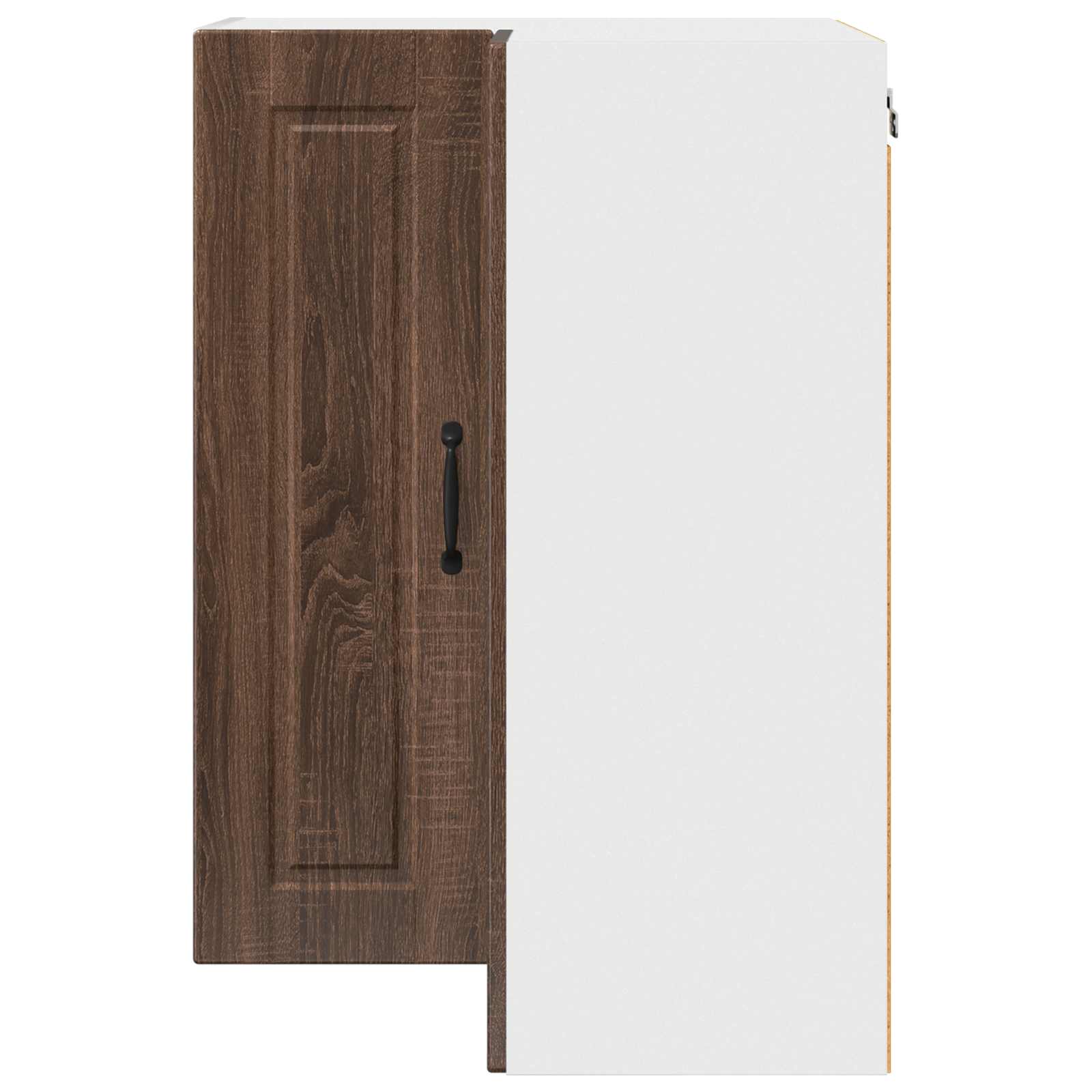 Køkkenskab med hylde Brun eg 57 x 57 x 80 cm Konstrueret træ