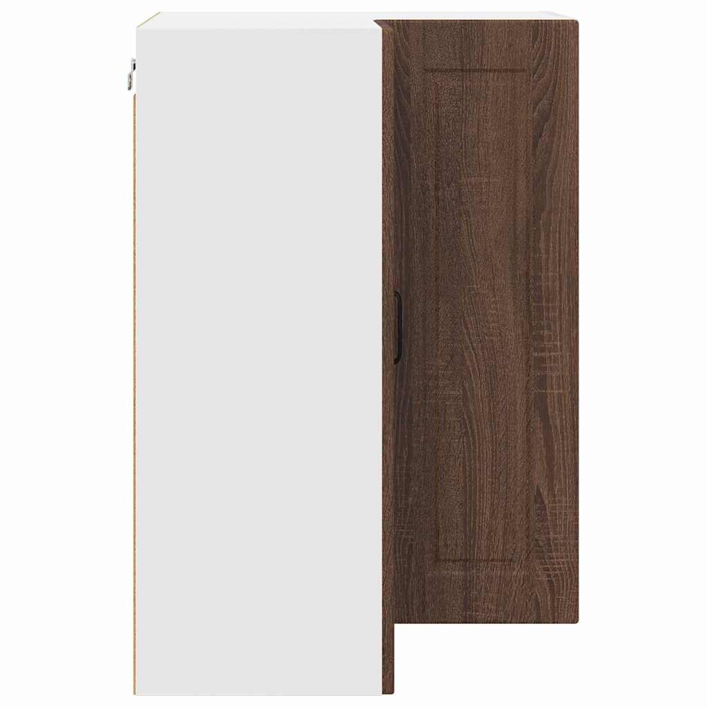 Vægskab til køkken Brun eg 57 x 57 x 80 cm Konstrueret træ