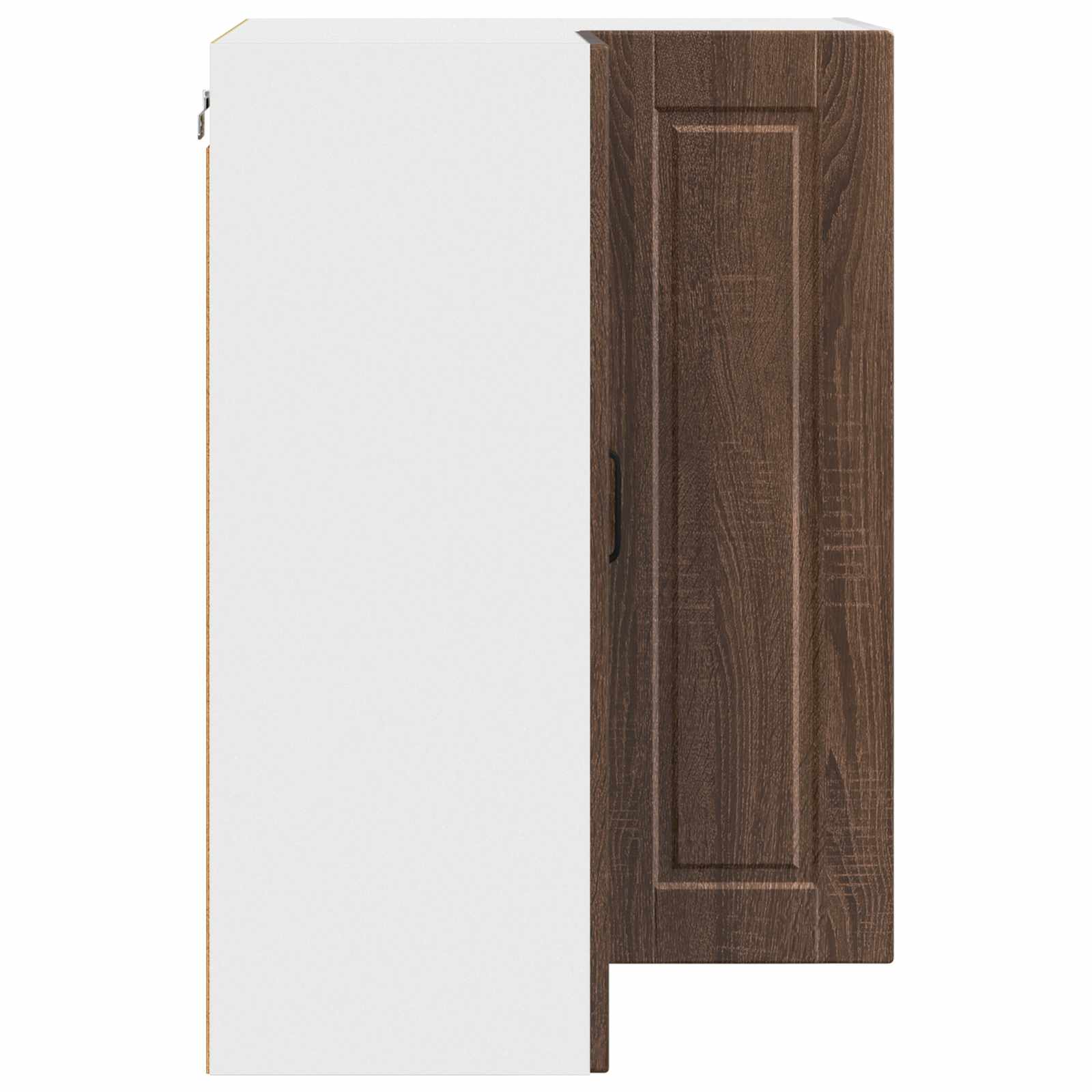 Køkkenskab med hylde Brun eg 57 x 57 x 80 cm Konstrueret træ