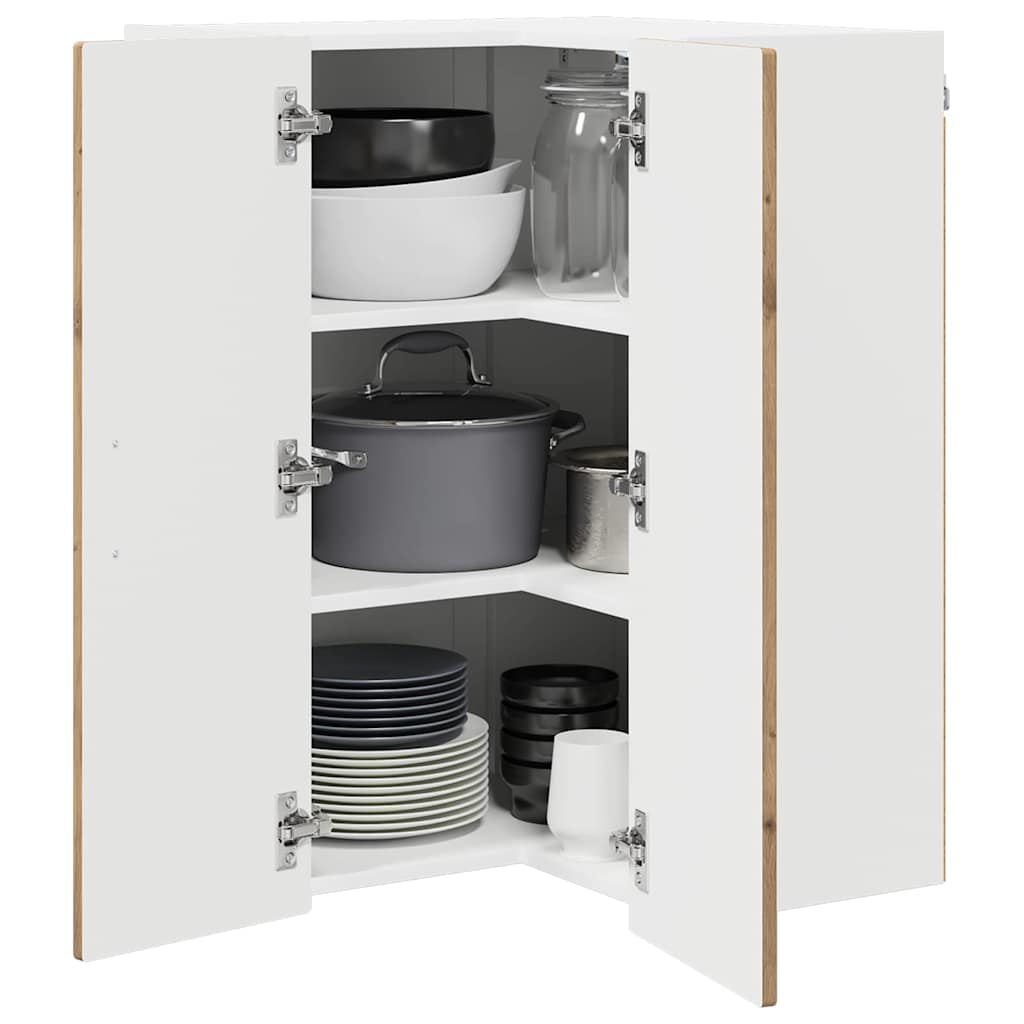 Vægskab til køkken med hylde Artisan Egetræ 57 x 57 x 80 cm