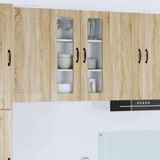 Vægskab til køkken Sonoma eg 60 x 31 x 80 cm Konstrueret træ