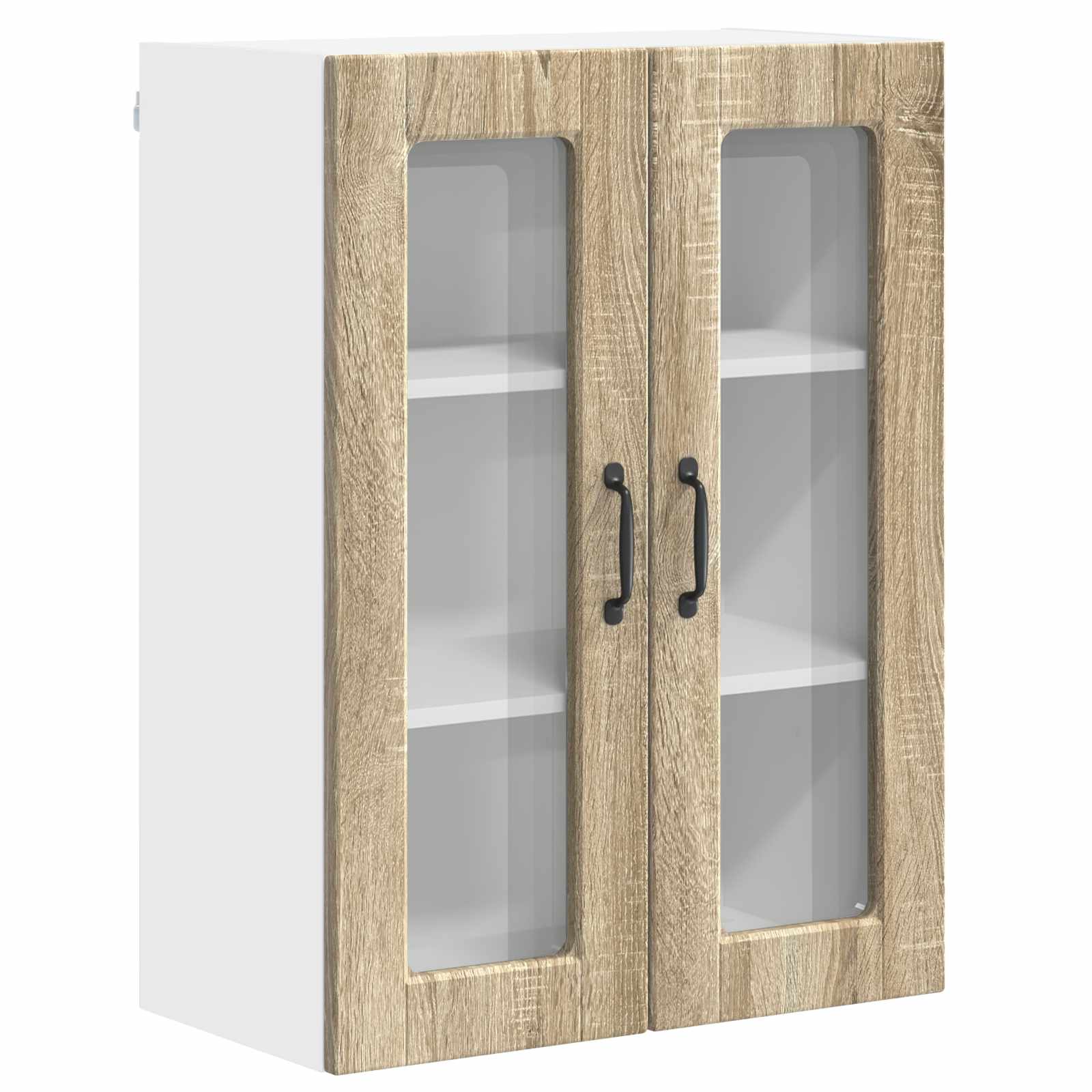 Køkkenskab med hylde Sonoma eg 60 x 31 x 80 cm Konstrueret træ