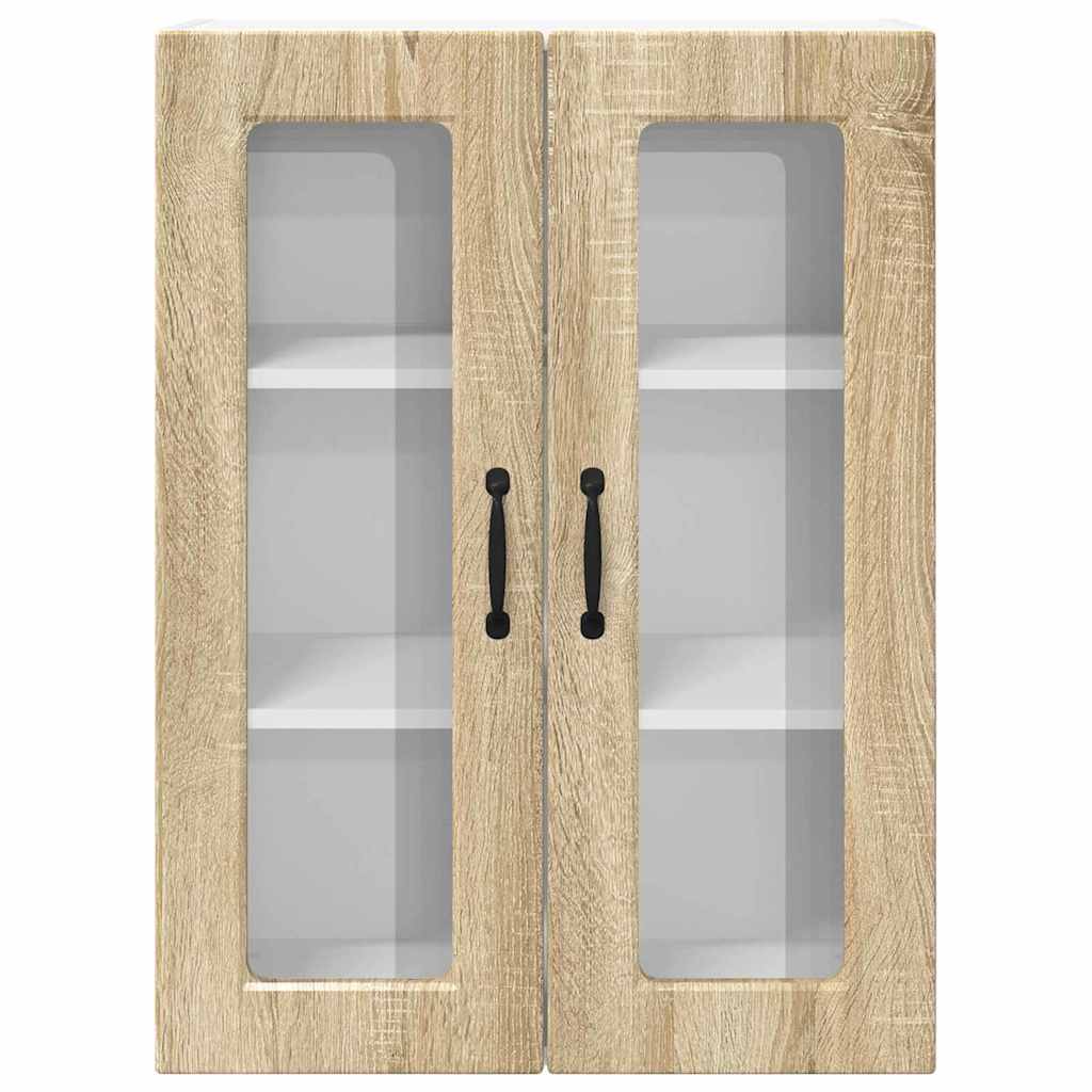 Vægskab til køkken Sonoma eg 60 x 31 x 80 cm Konstrueret træ