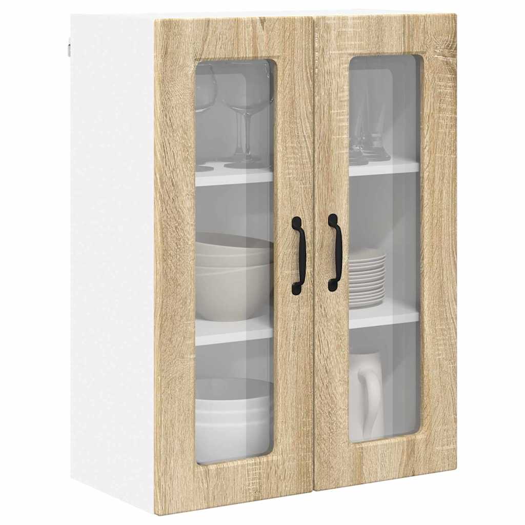 Vægskab til køkken Sonoma eg 60 x 31 x 80 cm Konstrueret træ