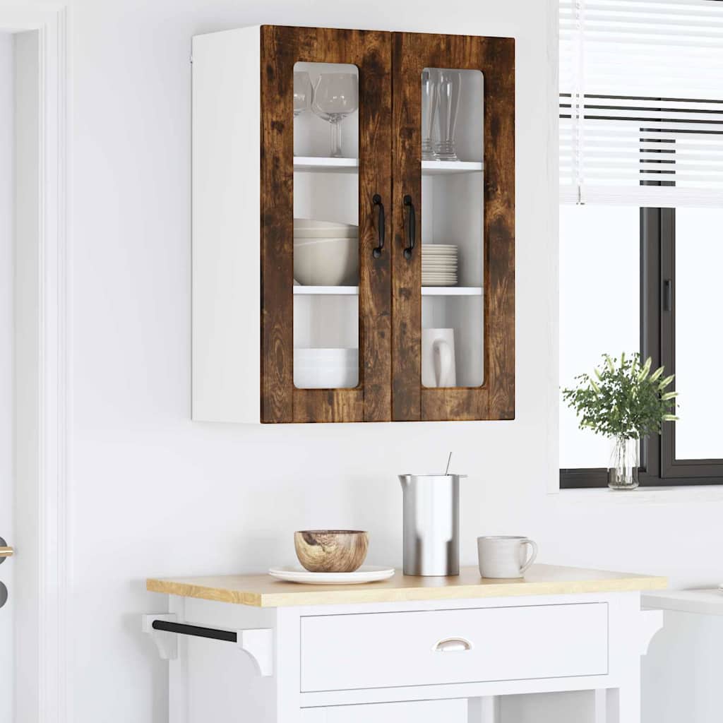 Vægskab til køkken Røget eg 60 x 31 x 80 cm Konstrueret træ