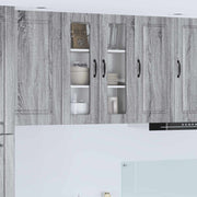 Køkkenskab med hylde Grå Sonoma 60 x 31 x 80 cm Konstrueret træ