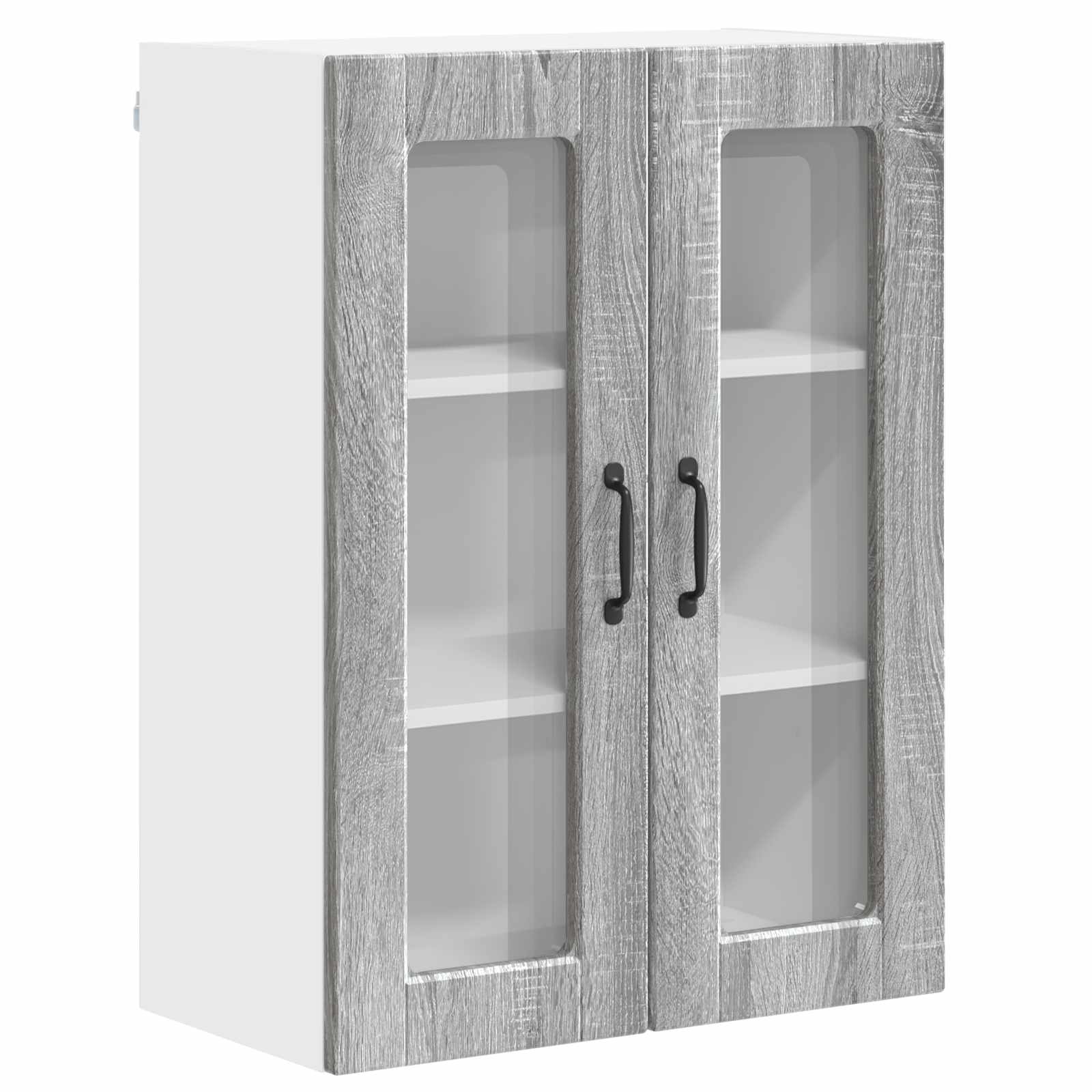 Køkkenskab med hylde Grå Sonoma 60 x 31 x 80 cm Konstrueret træ