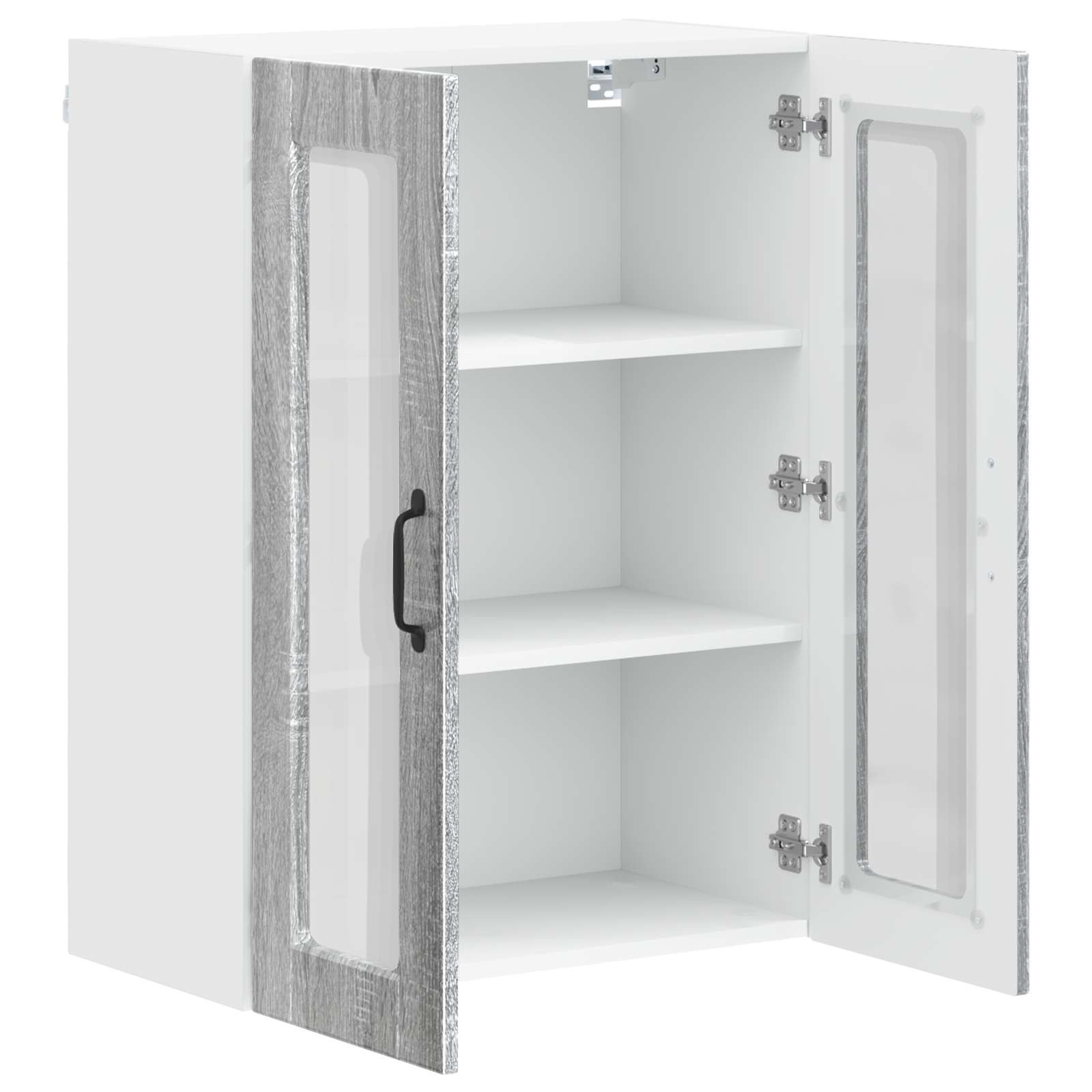 Køkkenskab med hylde Grå Sonoma 60 x 31 x 80 cm Konstrueret træ