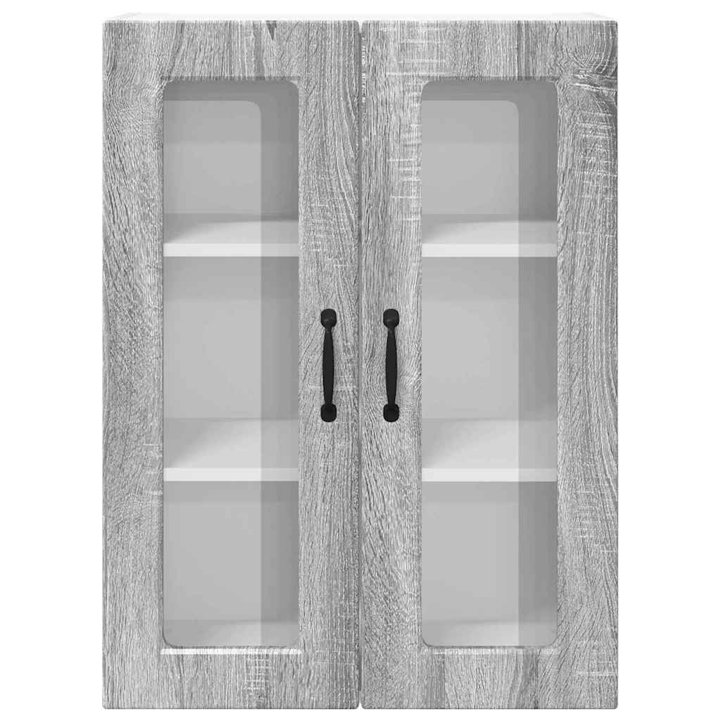 Vægskab til køkken Grå Sonoma 60 x 31 x 80 cm Konstrueret træ