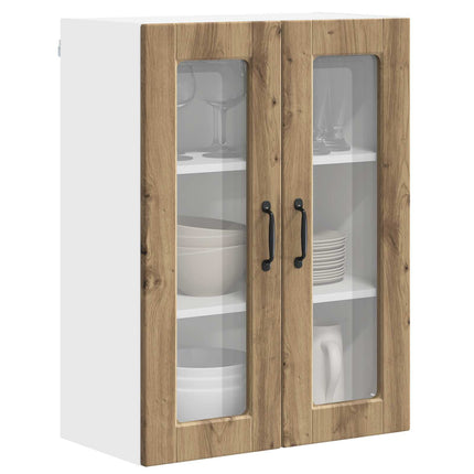 Væglågskab PORTO Artisan Egetræ 60 x 31 x 80 cm Konstrueret træ