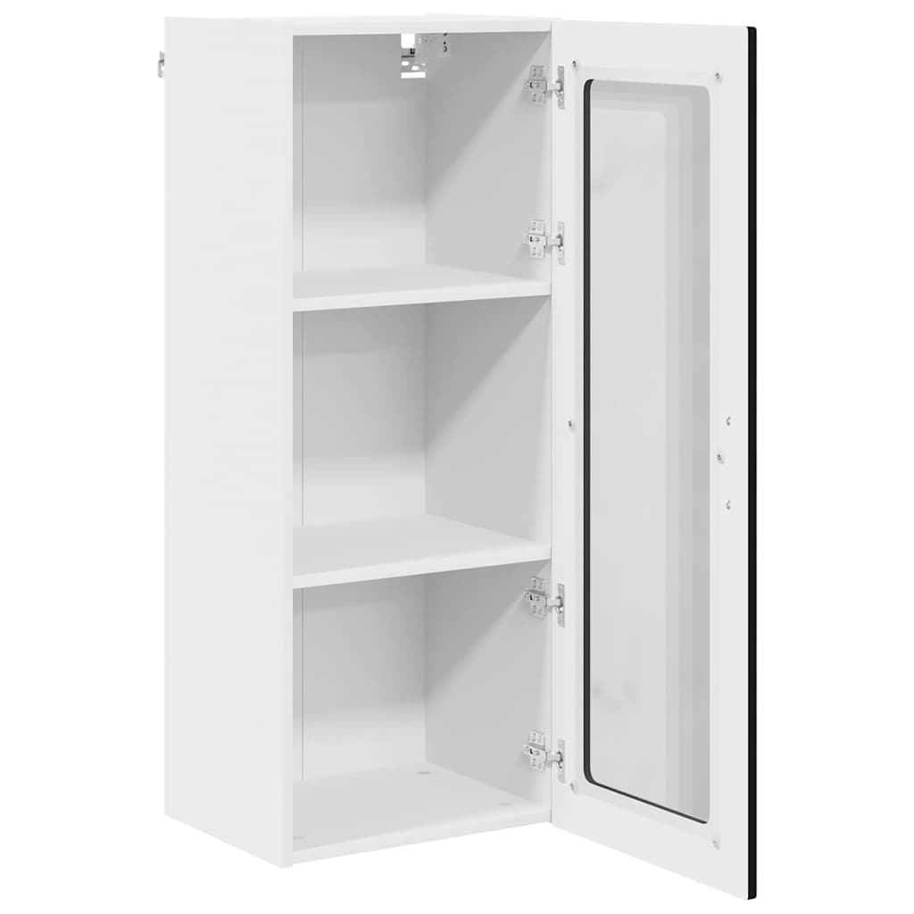 Vægskab til køkken Sort 40 x 31 x 100 cm Konstrueret træ