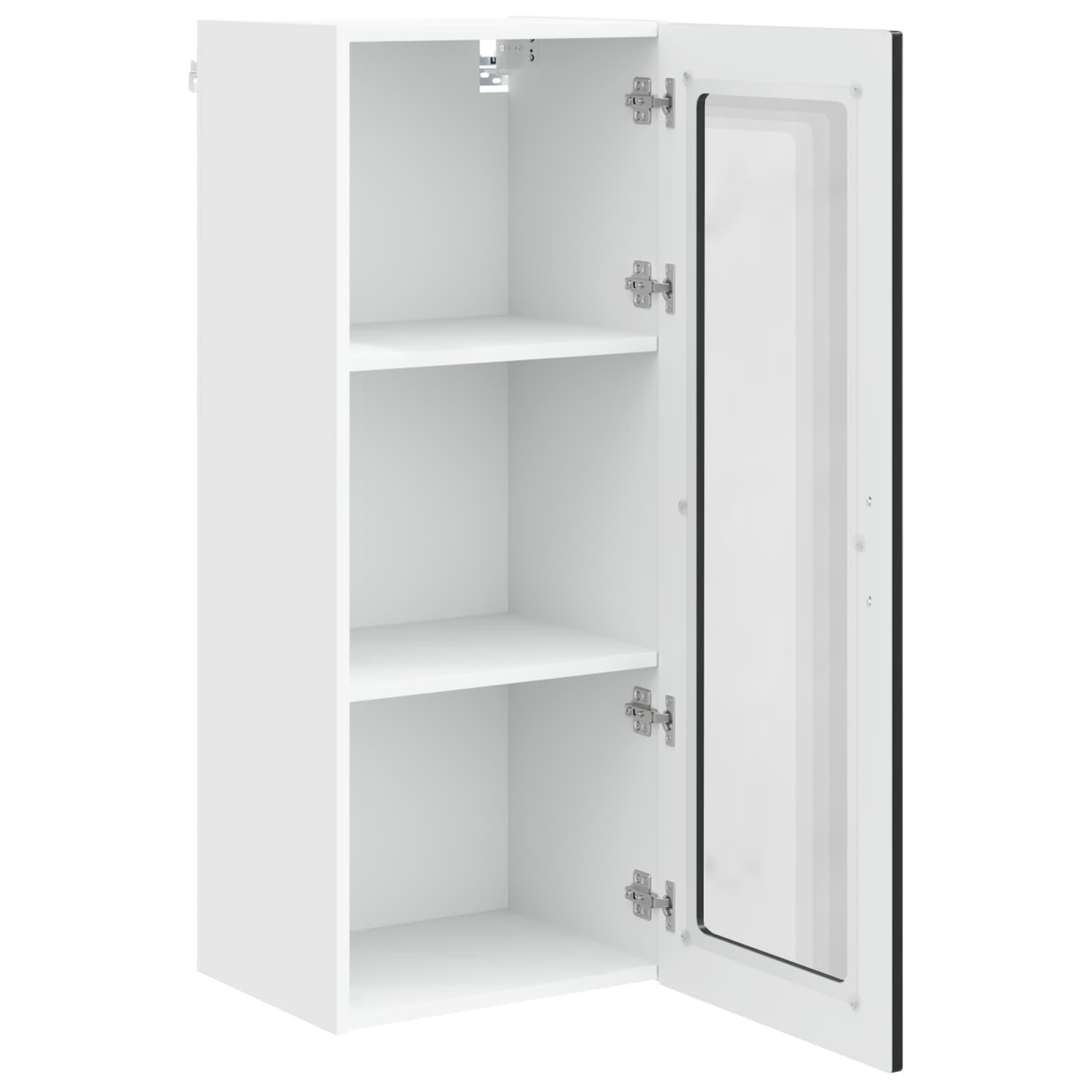 Køkkenskab med hylde Sort 40 x 31 x 100 cm Konstrueret træ