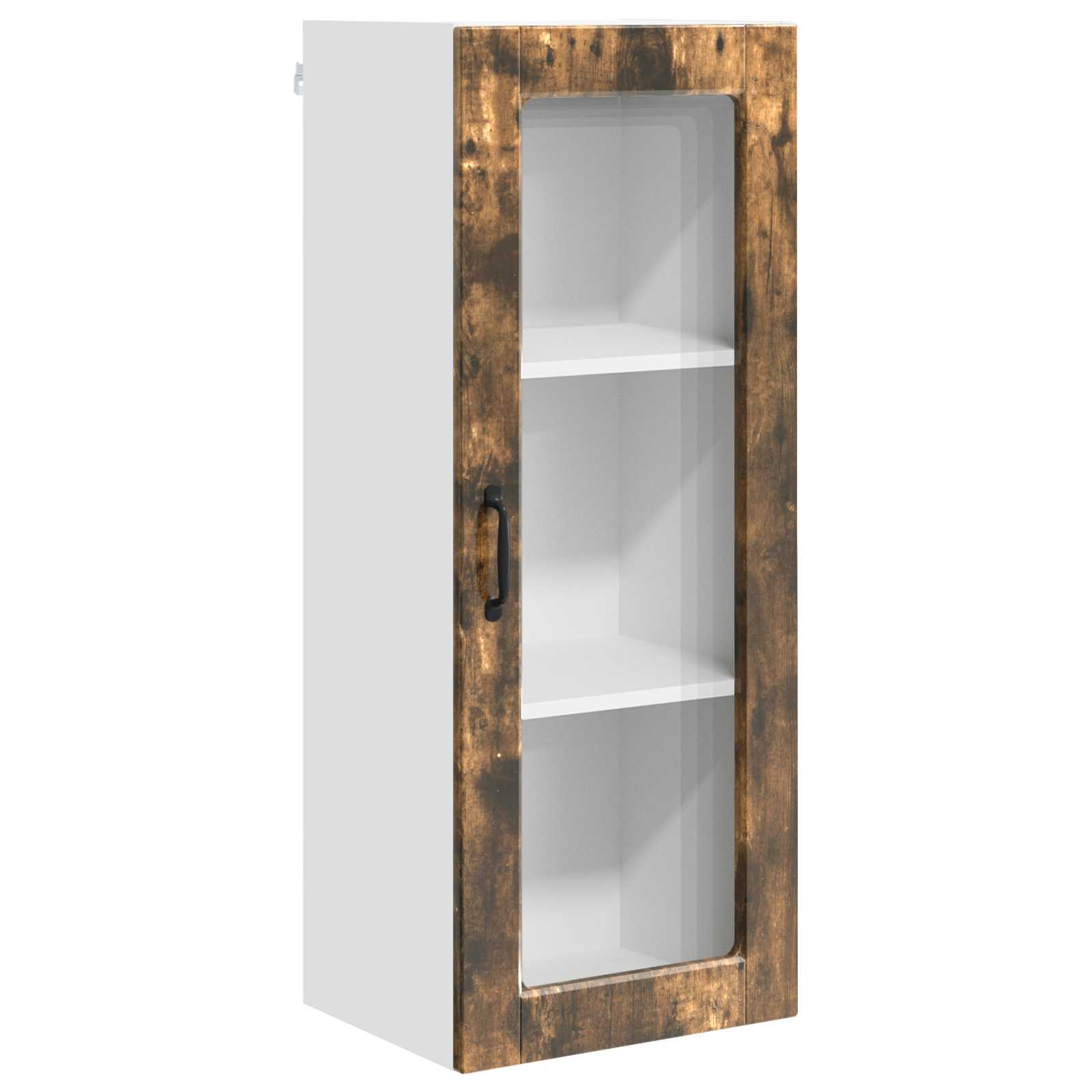 Køkkenskab med hylde Røget eg 40 x 31 x 100 cm Konstrueret træ