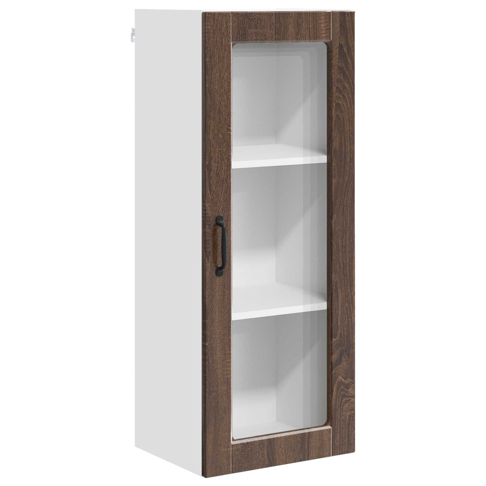 Køkkenskab med hylde Brun eg 40 x 31 x 100 cm Konstrueret træ