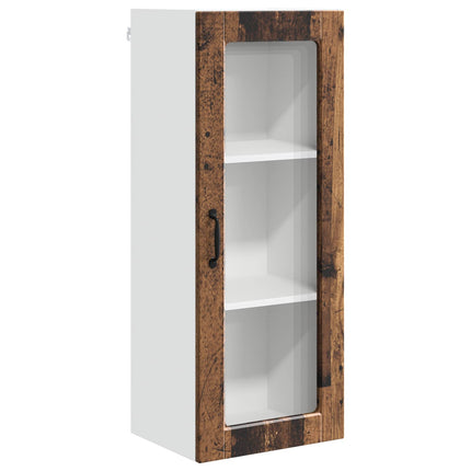 Væglågskab PORTO Gammelt træ 40 x 31 x 100 cm Konstrueret træ