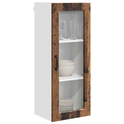 Væglågskab PORTO Gammelt træ 40 x 31 x 100 cm Konstrueret træ