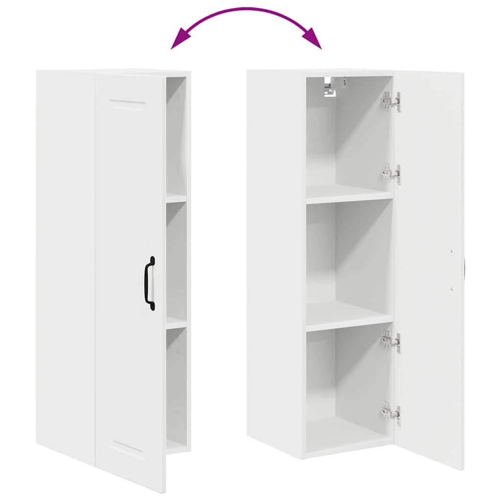 Vægskab til køkken Hvid 30 x 31 x 100 cm Konstrueret træ