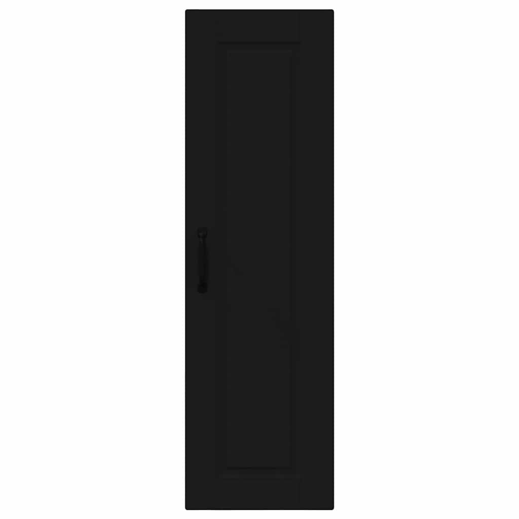 Vægskab til køkken Sort 30 x 31 x 100 cm Konstrueret træ