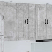 Køkkenskab med hylde Beton Grå 30 x 31 x 100 cm Konstrueret træ