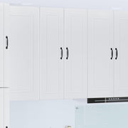 Vægskab til køkken med hylde Høj gloss hvid 30 x 31 x 100 cm