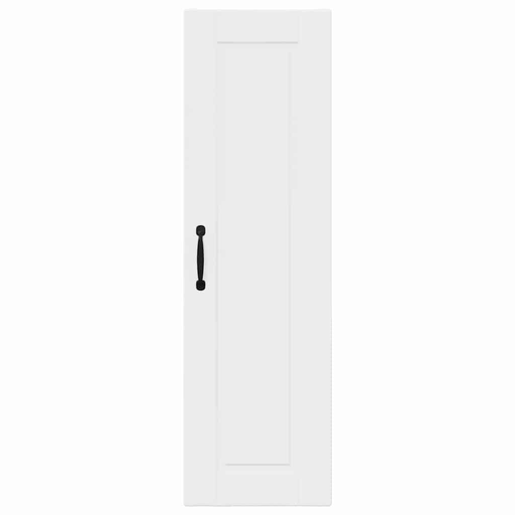 Vægskab til køkken med hylde Høj gloss hvid 30 x 31 x 100 cm