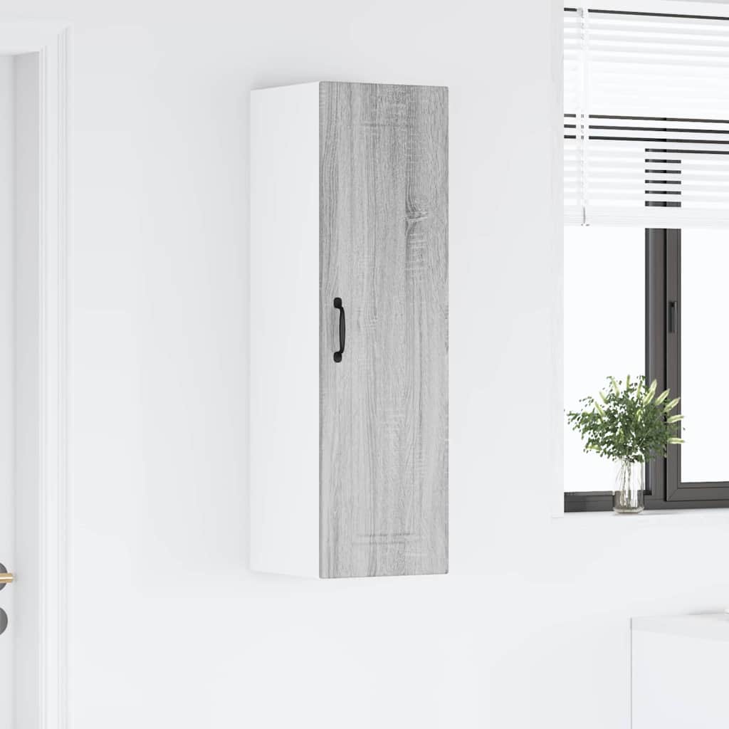 Vægskab til køkken Grå Sonoma 30 x 31 x 100 cm Konstrueret træ