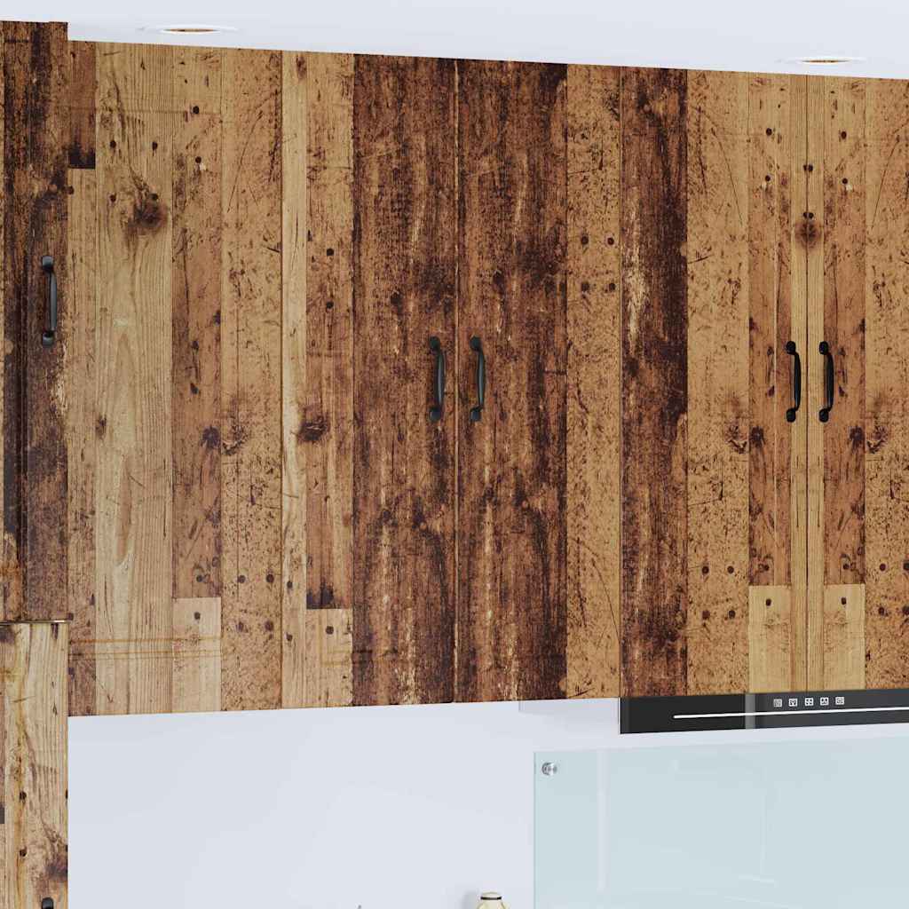 Vægskab til køkken Gammelt træ 30 x 31 x 100 cm Konstrueret træ