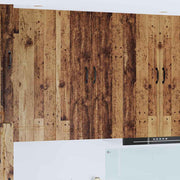 Vægskab til køkken Gammelt træ 30 x 31 x 100 cm Konstrueret træ