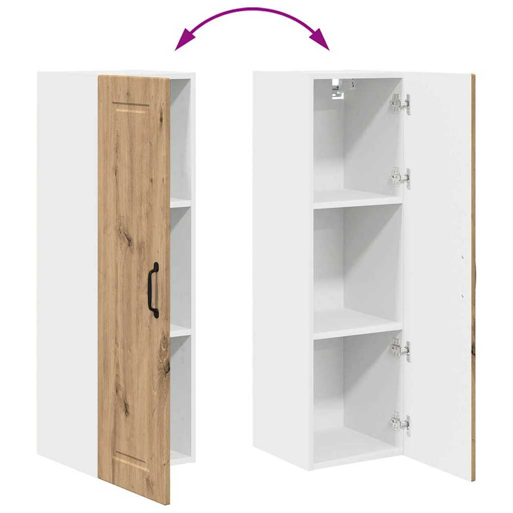 Vægskab til køkken med hylde Artisan Egetræ 30 x 31 x 100 cm