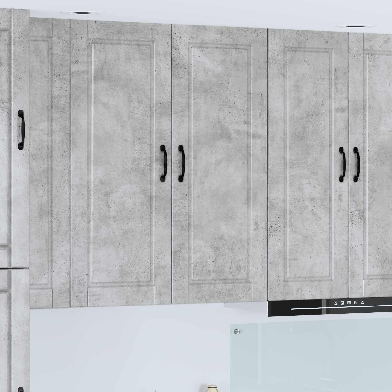 Køkkenskab med hylde Beton Grå 40 x 31 x 100 cm Konstrueret træ